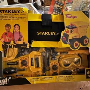 Stanley toy set box is damaged but never opened